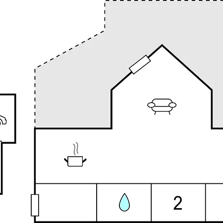 Two-bedroom Holiday In Σπίτι διακοπών Helsinge